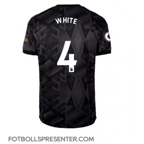 Arsenal Benjamin White #4 Borta Matchtröja 2022-23 Kortärmad